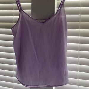 Vince lavender scoop neck and v neck tank tops xs